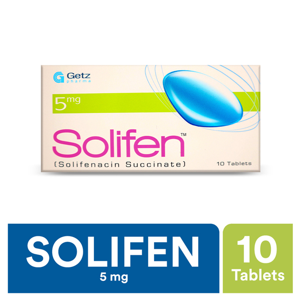 Solifen Tablets 5mg (1 Box = 1 Strip)(1 Strip = 10 Tablets)