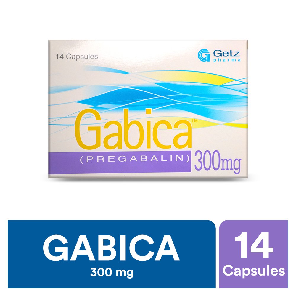 Gabica Capsules 300mg (1 Strip = 7 Capsules)