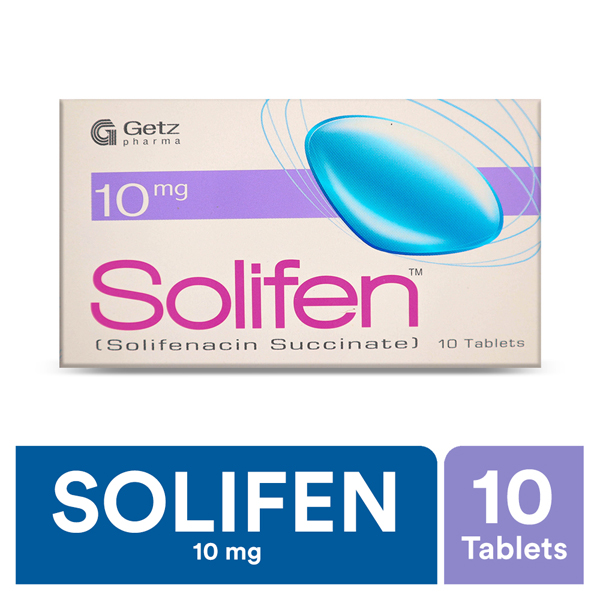 Solifen Tablets 10mg (1 Box = 1 Strip)(1 Strip = 10 Tablets)