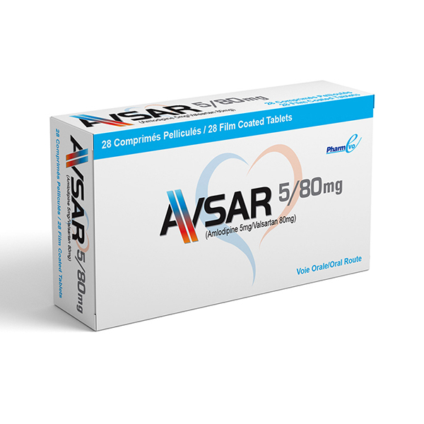 05164.webp Avsar Tablets 5/80mg (1 Box = 2 Strips) (1 Strip = 7 Tablets)