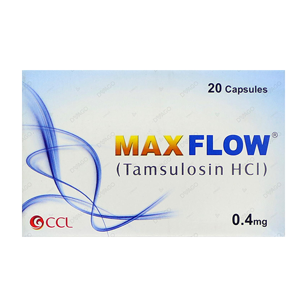 Maxflow Capsules 0.4mg (1 Box = 2 Strips) (1 Strip = 10 Capsules)