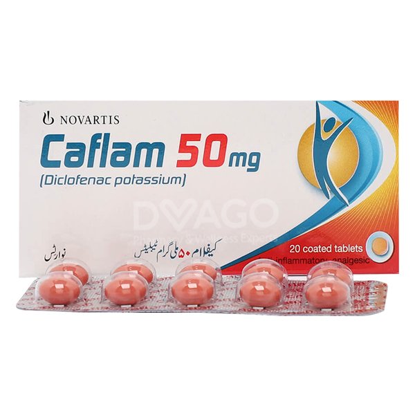 Caflam Tablets 50mg  (1 Strip = 10 Tablets)