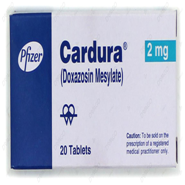 Cardura Tablets 2mg (1 Strip = 10 Tablets)
