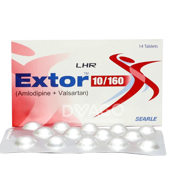 Extor Tablets 10/160mg (1 Box = 1 Strip) (1 Strip = 14 Tablets)