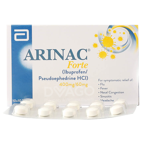 07451.webp Arinac Forte Tablets 400mg/60mg (1 Strip = 10 Tablets)
