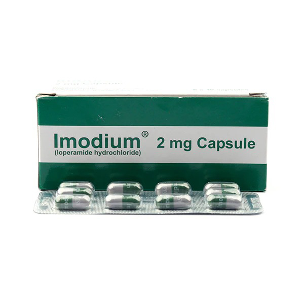 Imodium Capsules 2mg (1 Strip = 10 Capsules)