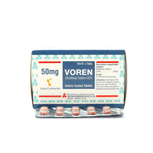 Voren Tablets 50mg (1 Strip = 10 Tablets)