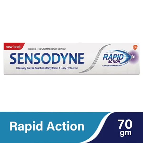 Sensodyne Rapid Action Mint Tooth Paste 70g