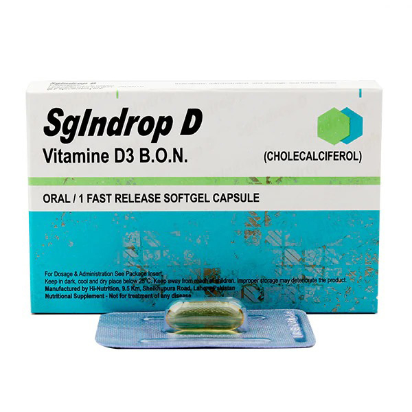 Indrop-D Softgel Capsules 200,000IU (1 Box = 1 Capsule)