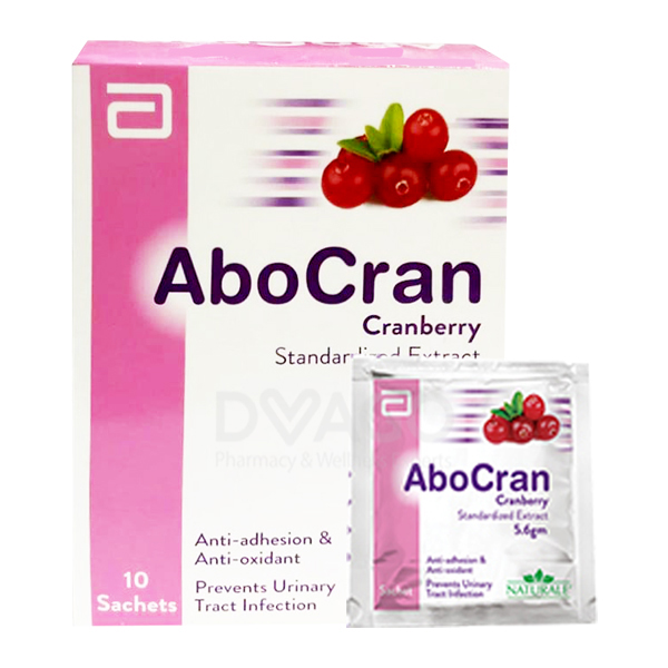 Abocran Cranberry Sachet 250mg (1 Box = 10 Sachets)