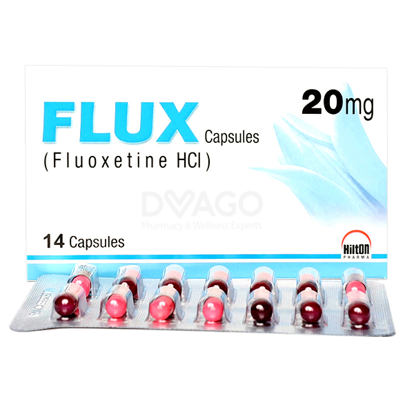 Flux Capsules 20mg (1 Box = 1 Strips) (1 Strip = 14 Capsules)