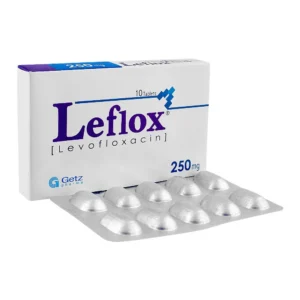 Leflox Tablets 250mg (1 Box = 2 Strips) (1 Strip = 10 Tablets)