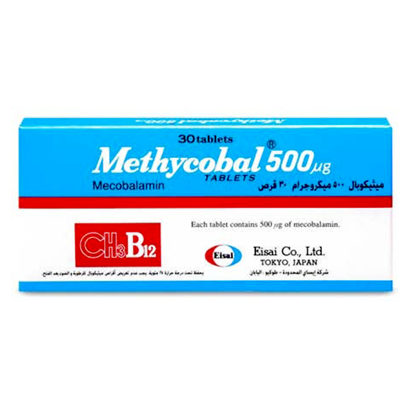 Methycobal Tablets 500mcg (1 Strip = 10 Tablets)